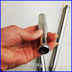 Stainless steel smoking old-fashioned pipe fitness equipment outdoor sports 60cm