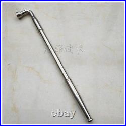 Stainless steel smoking old-fashioned pipe fitness equipment outdoor sports 60cm