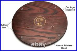 Stand Rack Round Shape for 12 Smoking Pipes Glass Tobacco Jar Humidor Holder KAF