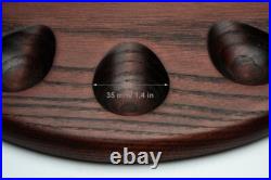 Stand Rack Round Shape for 12 Smoking Pipes Glass Tobacco Jar Humidor Holder KAF