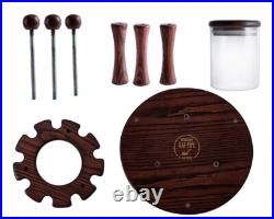 Stand for 9 smoking pipes and Tobacco Jar Fashioned NEW Display Holder Rack KAF