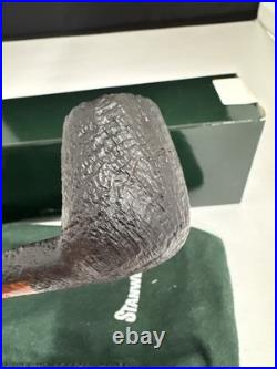 Stanwell De Luxe Straight Billiard 03 Sandblast Black Briar Tobacco Pipe New