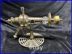 Steampunk Ray Gun Smoking Pipe Metal & Glass Sci-fi Prop Spaceman Call of Duty