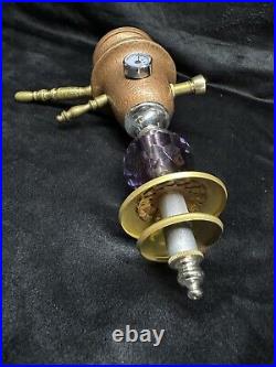 Steampunk Raygun Smoking Pipe Metal & Glass Sci-fi Decor Spaceman DieselPunk Art