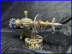Steampunk Raygun Smoking Pipe Metal & Glass Sci-fi Prop Spaceman Space Alien Art
