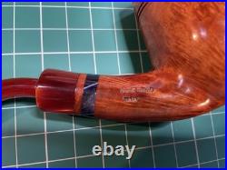 Stefano Santambrogio Bent Egg Tobacco Pipe