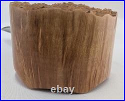 Straight Grain Pot Shaped Briar Smoking Pipe withEbonite Stem by Whitaker Werks