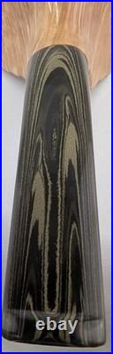 Straight Grain Pot Shaped Briar Smoking Pipe withEbonite Stem by Whitaker Werks