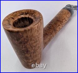 Stubby Dublin Smoking Briar Pipe withAcrylic Stem Beveled Rim by Whitaker Werks Stubby Dublin Smoking Briar Pipe withAcrylic Stem Beveled Rim by Whitaker Werks