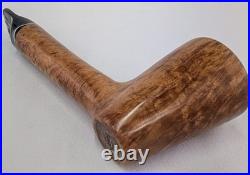 Stubby Dublin Smoking Briar Pipe withAcrylic Stem Beveled Rim by Whitaker Werks