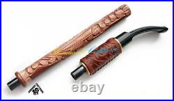 Super LONG DIFFICULT HAND CARVED Tobacco Smoking Pipe/Pipes Pfeife CLAW