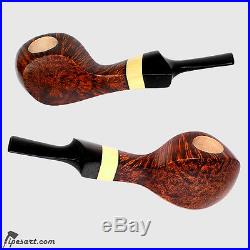 Three Luxury Blowfish Smoking Pipes With Tamper+pipe Stand -vip Set-dotter Pipes