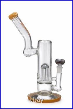 TOB Mr. Green Fancy 8-Leg Mushroom Cap Perc Recycler Yellow Free shipping