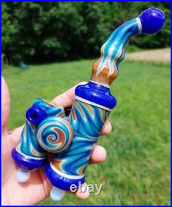 The Beach Linework Glass Cavalier Pipe