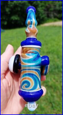 The Beach Linework Glass Cavalier Pipe