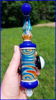 The Beach Linework Glass Cavalier Pipe