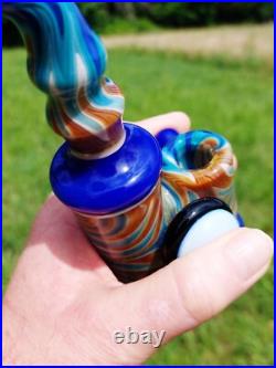 The Beach Linework Glass Cavalier Pipe
