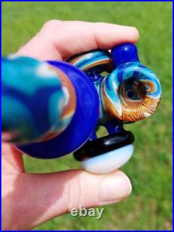 The Beach Linework Glass Cavalier Pipe