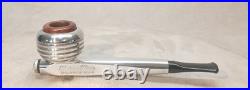 Thoro-Kleen Aluminum Radiator Tobacco Pipe WithUnsmoked Briar Bowl & New Stem