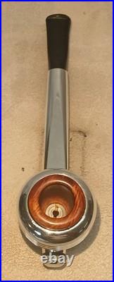 Thoro-Kleen Aluminum Radiator Tobacco Pipe WithUnsmoked Briar Bowl & New Stem