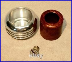 Thoro-Kleen Aluminum Radiator Tobacco Pipe WithUnsmoked Briar Bowl & New Stem