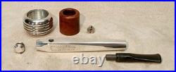 Thoro-Kleen Aluminum Radiator Tobacco Pipe WithUnsmoked Briar Bowl & New Stem