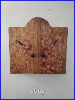 Tobacco Pipe Cabinet Wall Mount New And Reclaimed Wood. 8 Pipe, Tobacco Shelf