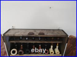 Tobacco Pipe Cabinet Wall Mount New And Reclaimed Wood. 8 Pipe, Tobacco Shelf