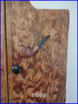 Tobacco Pipe Cabinet Wall Mount New And Reclaimed Wood. 8 Pipe, Tobacco Shelf