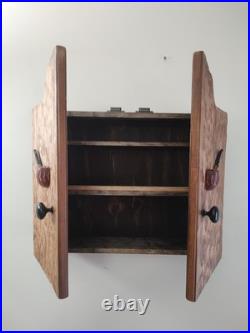 Tobacco Pipe Cabinet Wall Mount New And Reclaimed Wood. 8 Pipe, Tobacco Shelf