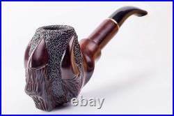 - Tobacco Pipe, Hand Carved, Fits 9mm Filter, Collectable Series, Comes with