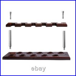 Tobacco Pipe Stand for 10 Smoking Bowls Wooden Rack Holder made by KAFpipes