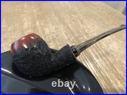 Tobacco Pipe Unsmoked Rusticated, By Garagemadepipetool