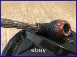 Tobacco Pipe Unsmoked Rusticated, By Garagemadepipetool