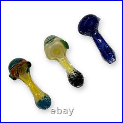 Tobacco Smoking Glass Pipe Wholesale, Bulk Lot, 10pcs, 5-6 inches