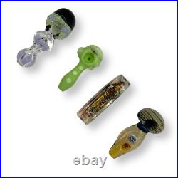 Tobacco Smoking Glass Pipe Wholesale, Bulk Lot, 10pcs, 5-6 inches