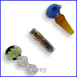 Tobacco Smoking Glass Pipe Wholesale, Bulk Lot, 10pcs, 5-6 inches