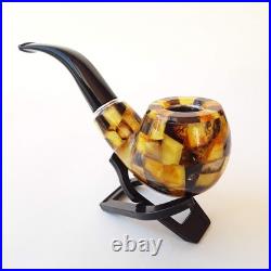 Tobacco Smoking PIPE, Baltic amber PIPE, gemstone smoking accessories Mens gift