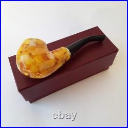 Tobacco Smoking PIPE, Baltic amber PIPE, gemstone smoking accessories Mens gift