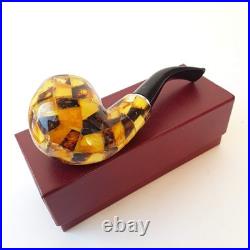 Tobacco Smoking PIPE, Baltic amber PIPE, gemstone smoking accessories Mens gift