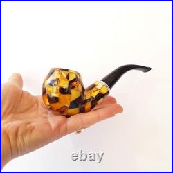 Tobacco Smoking PIPE, Baltic amber PIPE, gemstone smoking accessories Mens gift