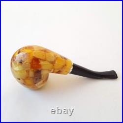 Tobacco Smoking PIPE, Baltic amber PIPE, gemstone smoking accessories Mens gift