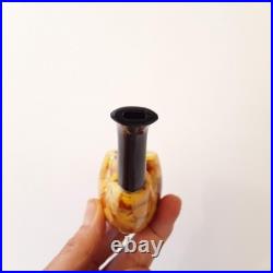 Tobacco Smoking PIPE, Baltic amber PIPE, gemstone smoking accessories Mens gift