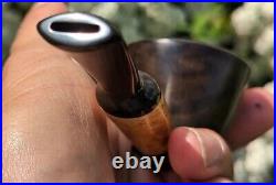 Tobacco Smoking Pipe 100% Handcrafted Bog Oak (Mort), Premium quality, XXL