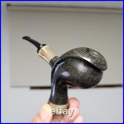 Tobacco Smoking Pipe-Master Cherepanov-Bog Oak-Morta Pipe-NEW