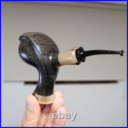 Tobacco Smoking Pipe-Master Cherepanov-Bog Oak-Morta Pipe-NEW