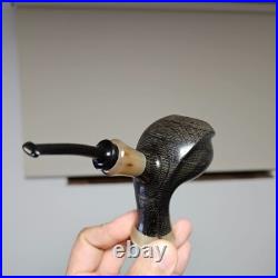 Tobacco Smoking Pipe-Master Cherepanov-Bog Oak-Morta Pipe-NEW