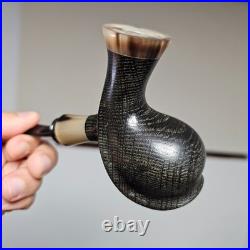 Tobacco Smoking Pipe-Master Cherepanov-Bog Oak-Morta Pipe-NEW