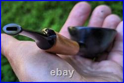 Tobacco Smoking Pipe Morta Bog Oak 100% Handcrafted, Premium quality, New