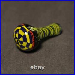 Tobacco pipe Hoffman Frit Checkered Spoon
